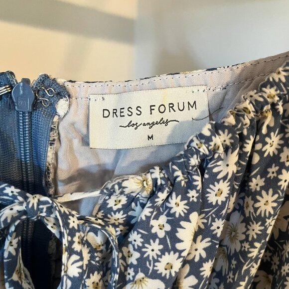 Floral Summer Sun Dress Dress Forum Size M - Picture 4 of 4